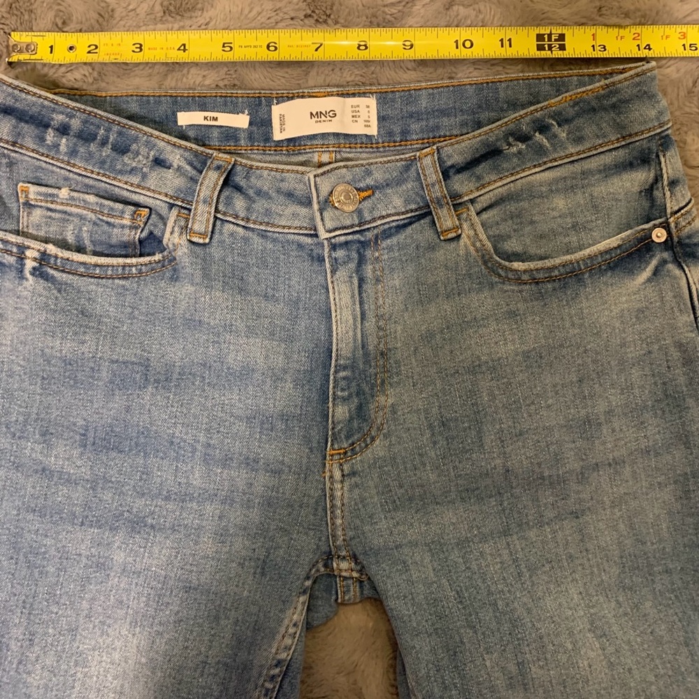 MNG/Mango โKimโ Jeans โข Size 6 โข EUC - Picture 9 of 15